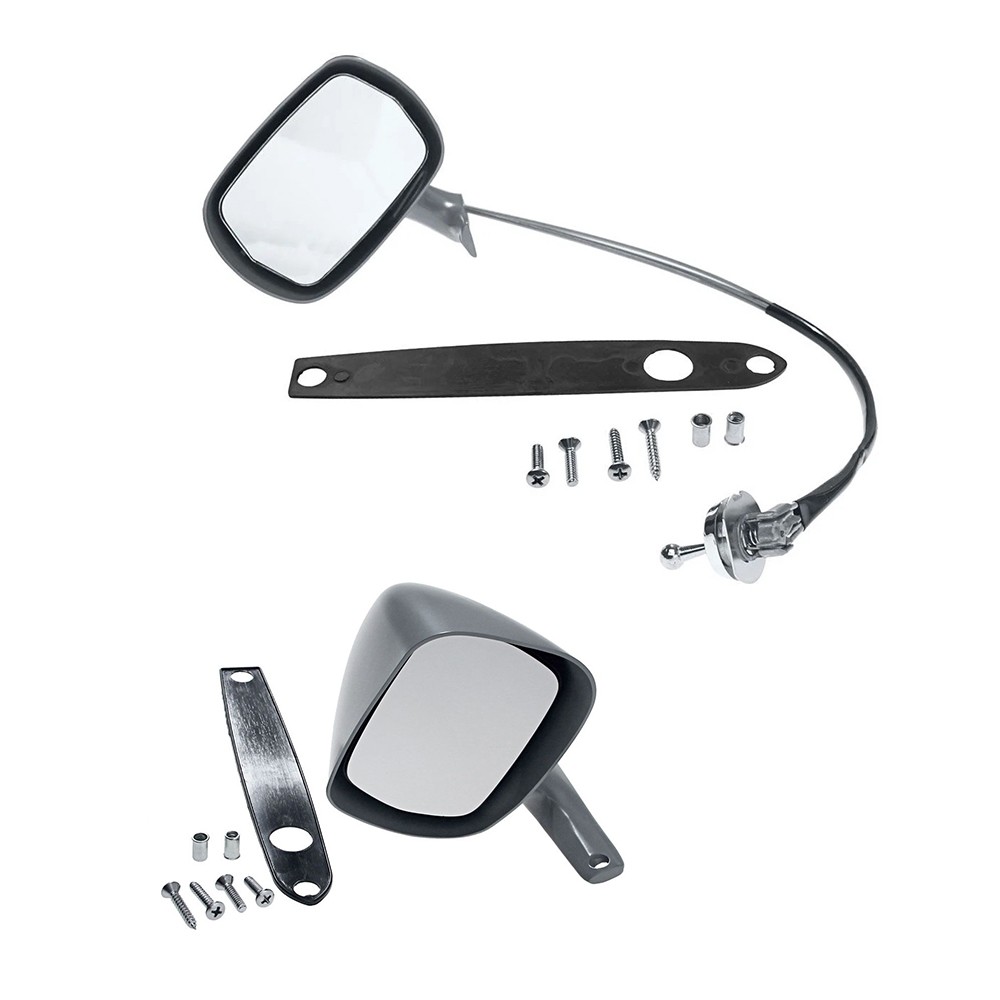 Driver & Passenger Side Racing Mirrors Mustang 1969-1970