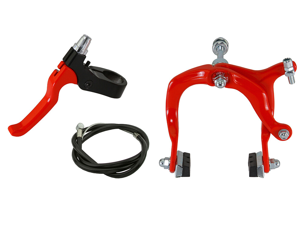 1001 Brake Front Alloy Red.