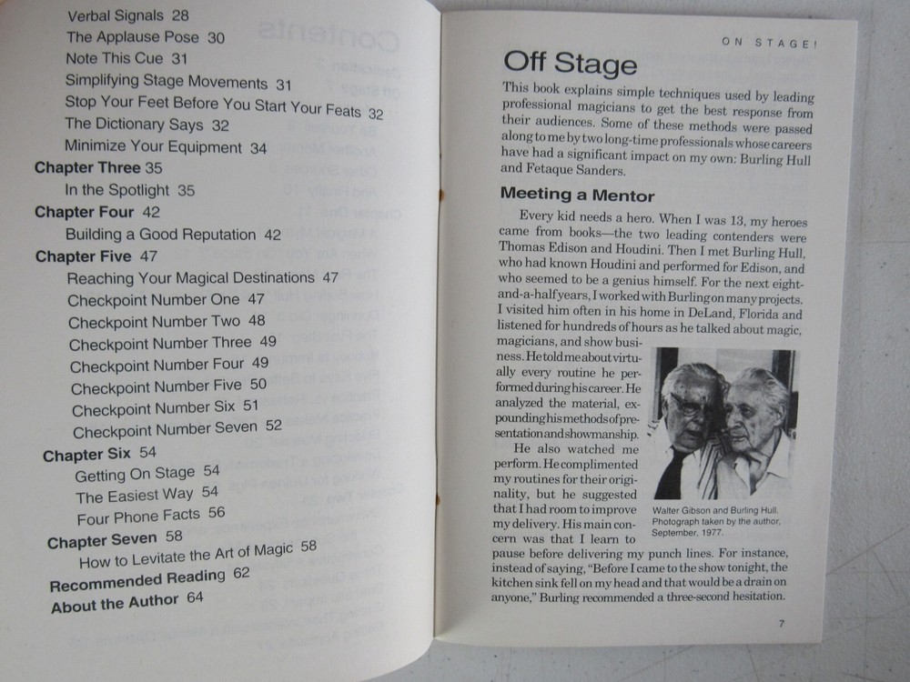 Samuel Patrick Smith On Stage! 1992 Stage Magician Performance Tips MZ11F