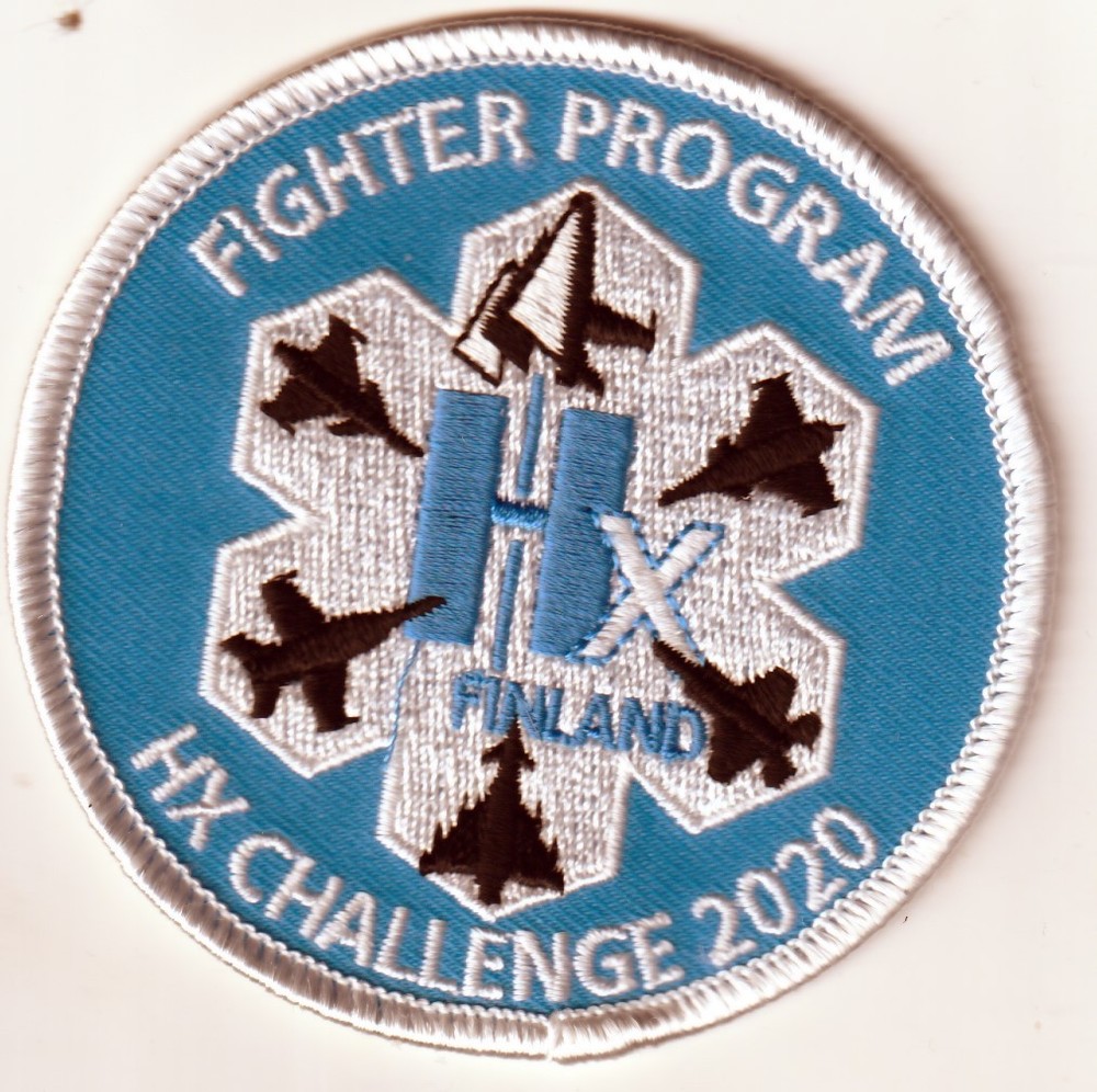 Finland Air Force Exercise Fighter Program HX challenge 2020 patch