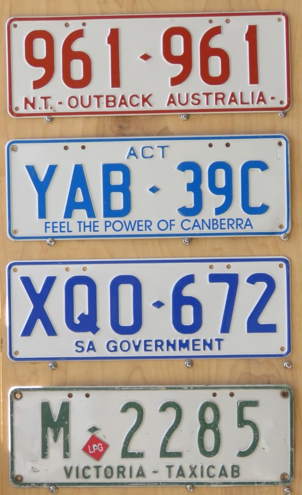 AUSTRALIA LICENSE PLATES