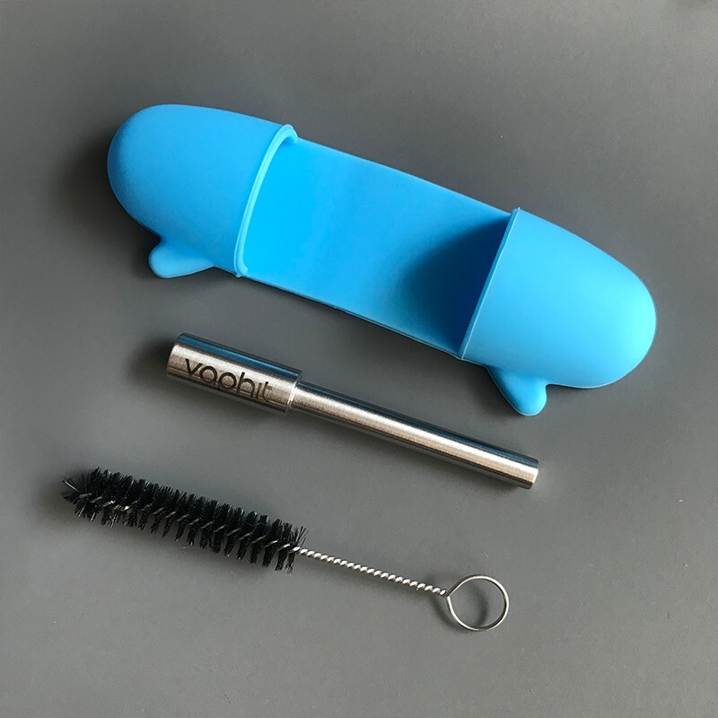 Vaphit ss rod (load/remove screen) with silicone heatproof protector and brush