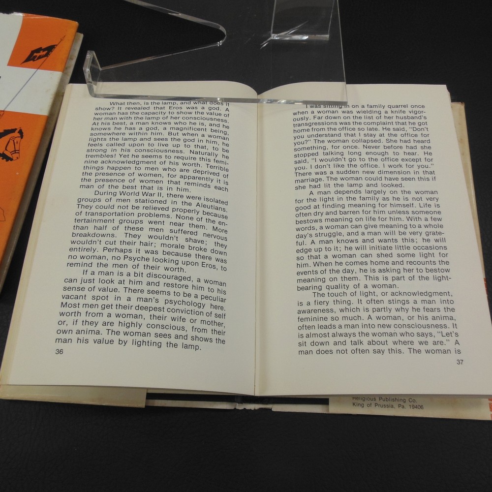 Robert A. Johnson Signed Books He She 1976