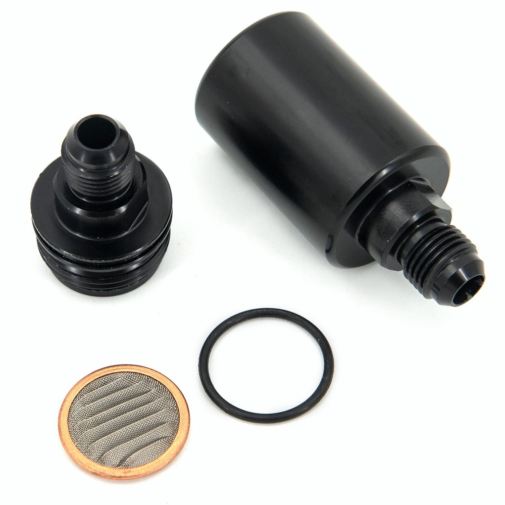 Universal 6AN Inline Fuel Filter High Flow Removable Cleanable