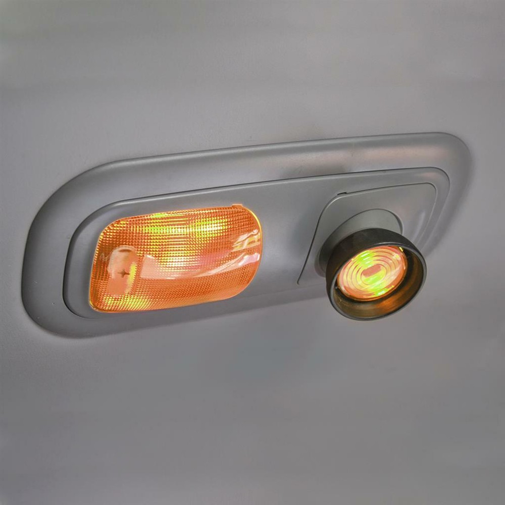 Amber Rectangular Dome Light Lens For 2006+ Peterbilt 357/378/379/385/386/389