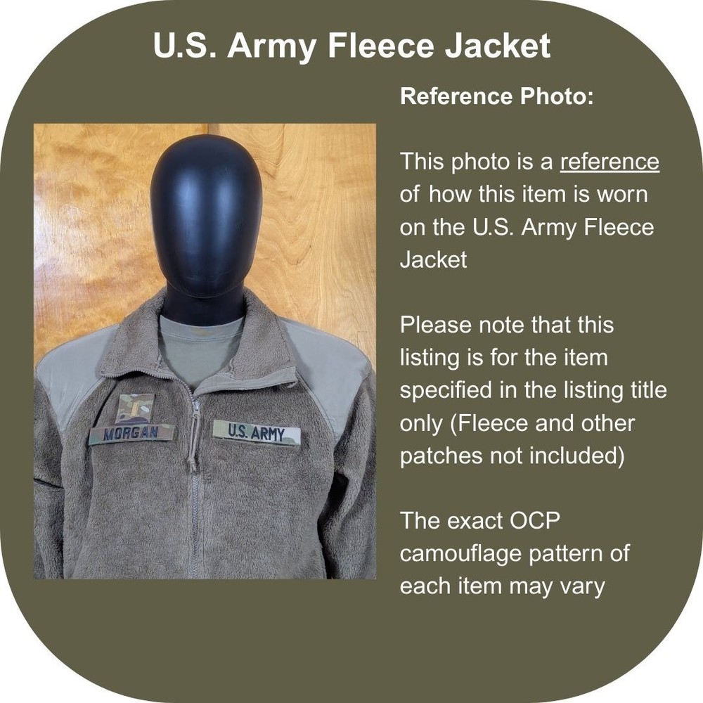 Second Lieutenant (2LT) OCP Rank Patch, Hook Fastener, Army Combat Uniform (ACU)