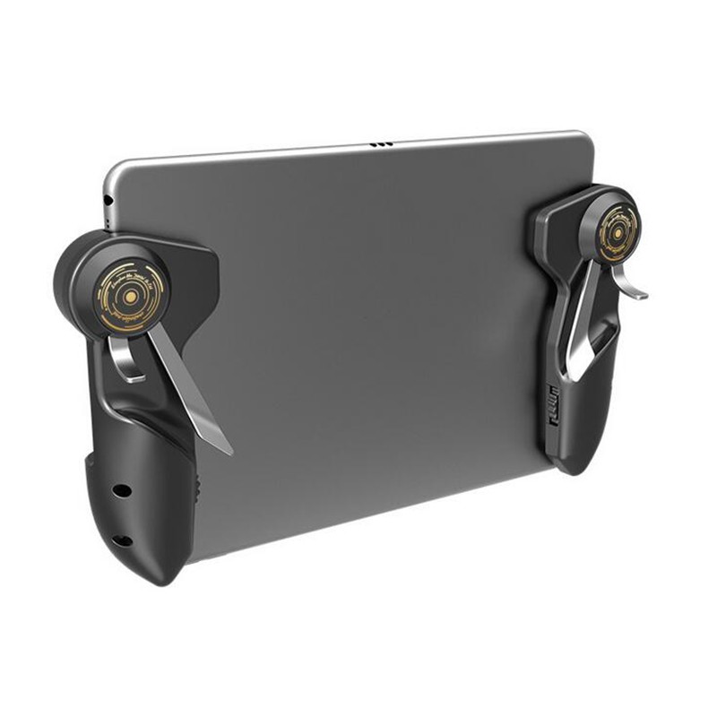 Gaming Trigger Aiming Fire Button Handle Shooter Controller For iPad PUBG Tablet