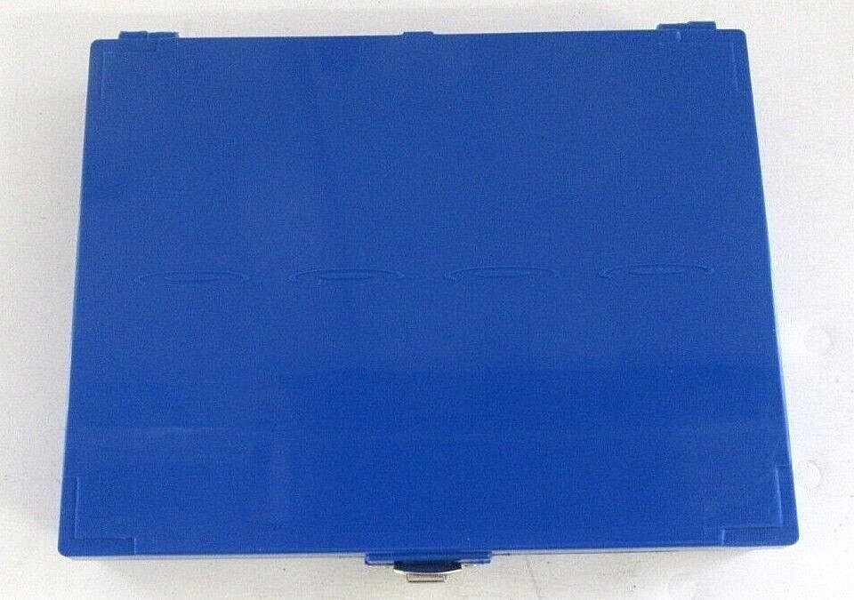 Blue 100 Slide Capacity Cork Lined Microscope Slide Storage Box