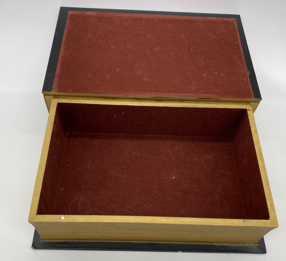 Faux Storage Book Small Keepsake Box 14 X 9 X 4 Inch