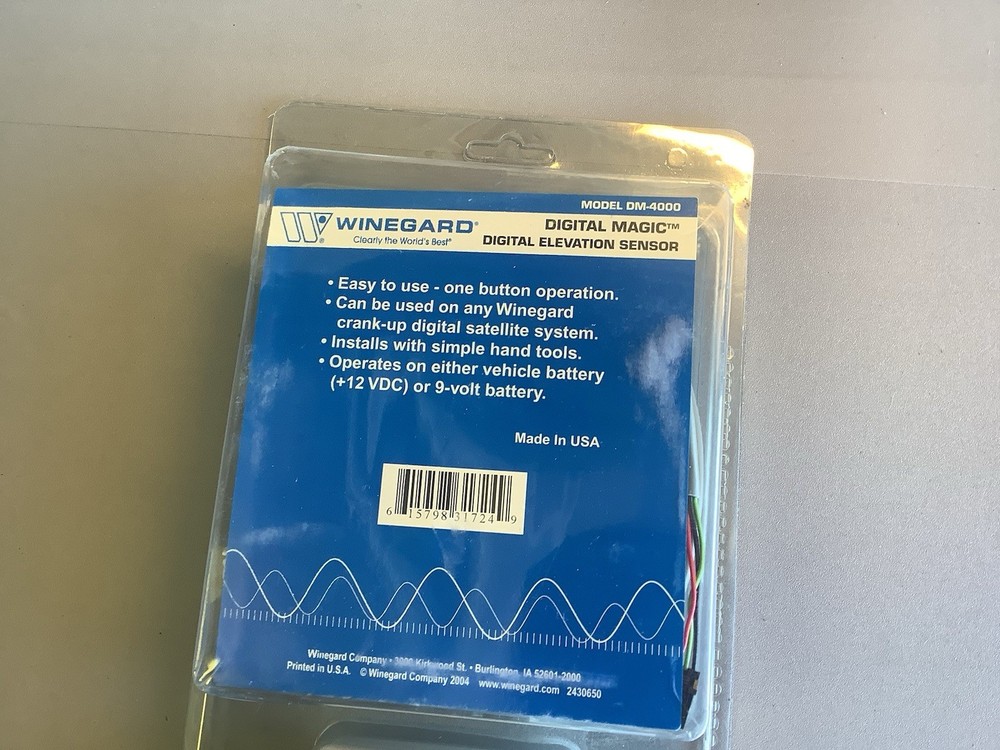 Winegard Digital Magic Digital Elevation Sensor DM-4000 - NEW & SEALED