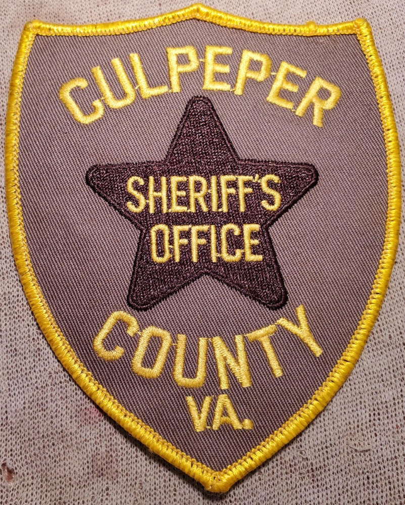 VA Culpeper County Virginia Sheriff Shoulder Patch