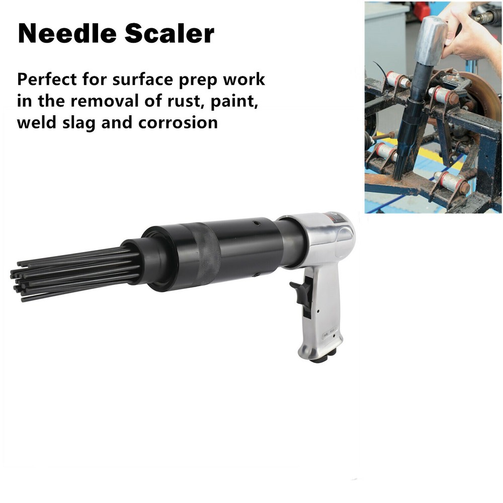 Pneumatic Needle Scaler Remove Derusting Tools Paint Corrosion Slag Rust Remover