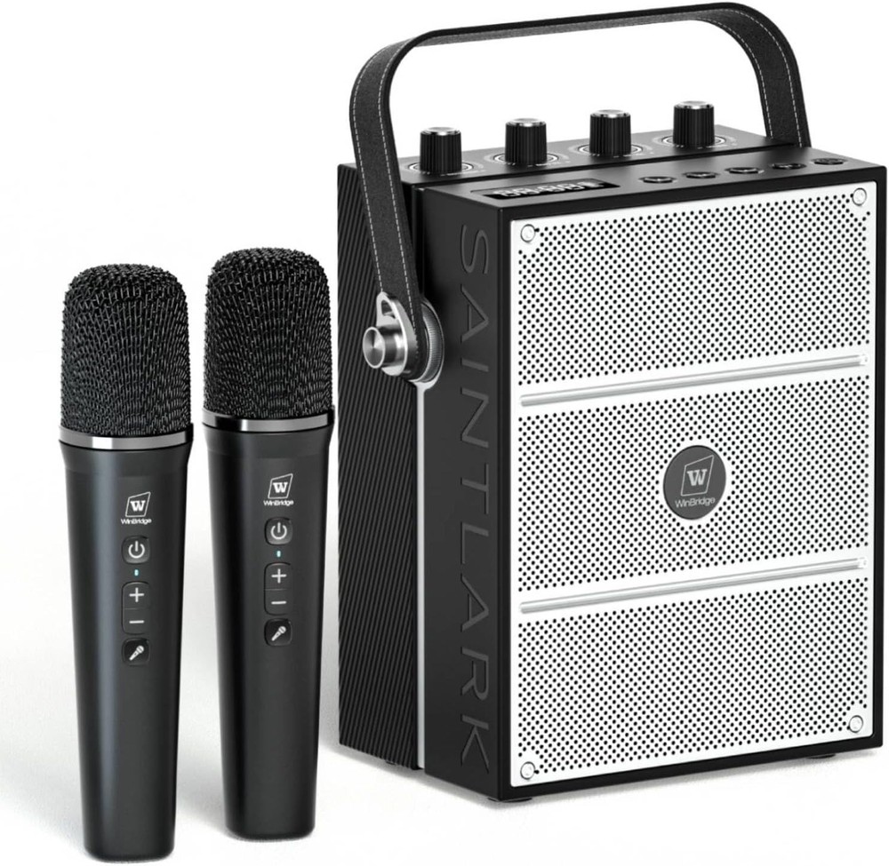 Ultimate 100W Voice Amplifier & Bluetooth Speaker - Dual Mics for Presentations