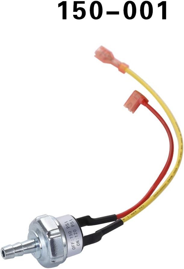 Certified Air Pressure Switch, 120V, 150 PSI Automatic Control System