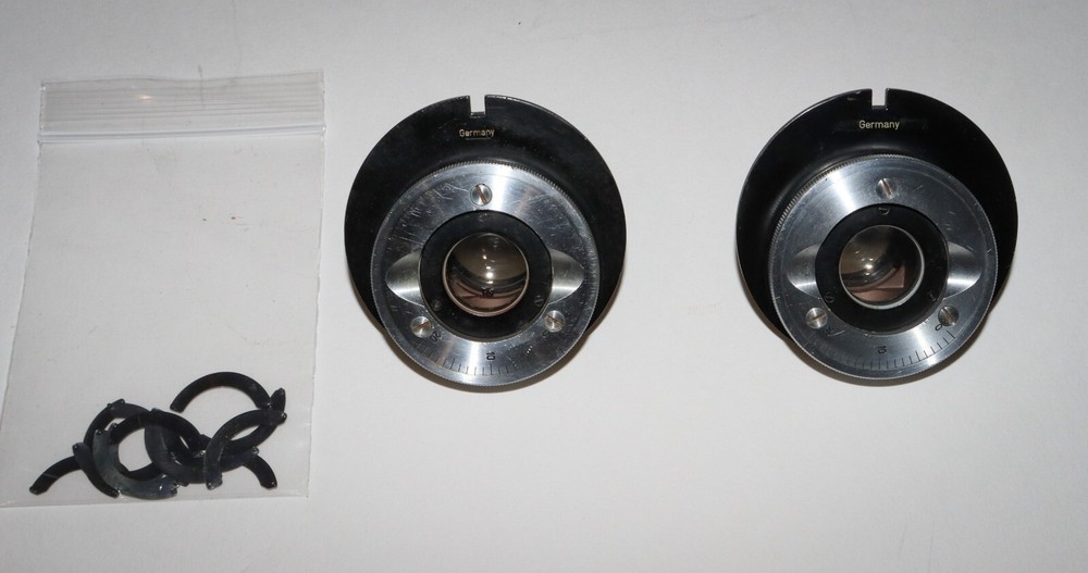 Zeiss  Microscope Field Lenses -Pair