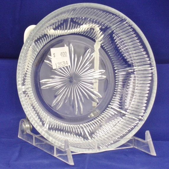 Pressed Glass Tidbit Bowl