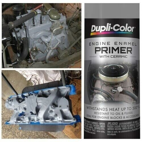 Gray Primer Coating Engine Caliper Brake Rotor Drums Resist Temp High Heat Paint