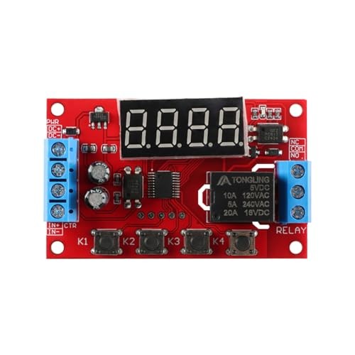 5V Multi-Mode Time Delay Relay Module, Adjustable Delay Timer, for 5v