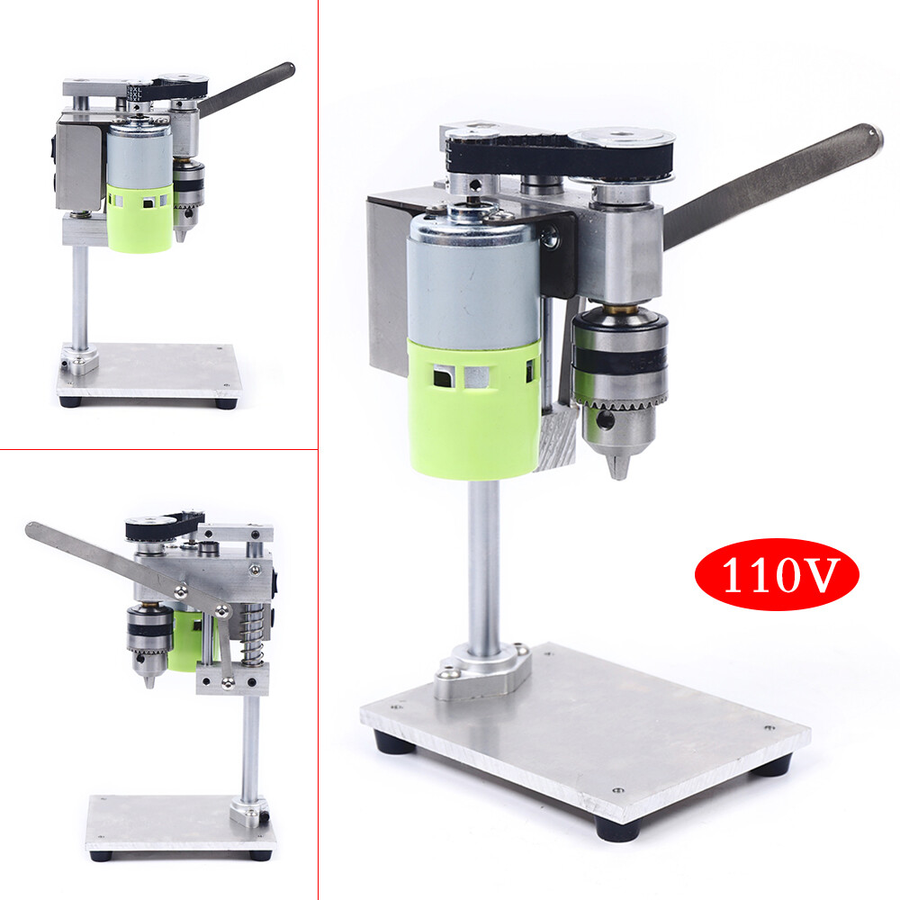 110V Mini Tabletop Drill Press Bench Small electric Drilling Machine 2 Speed