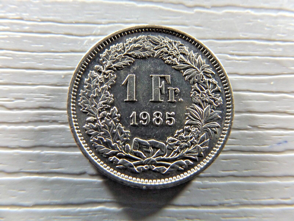 SWITZERLAND 1985 1 Franc