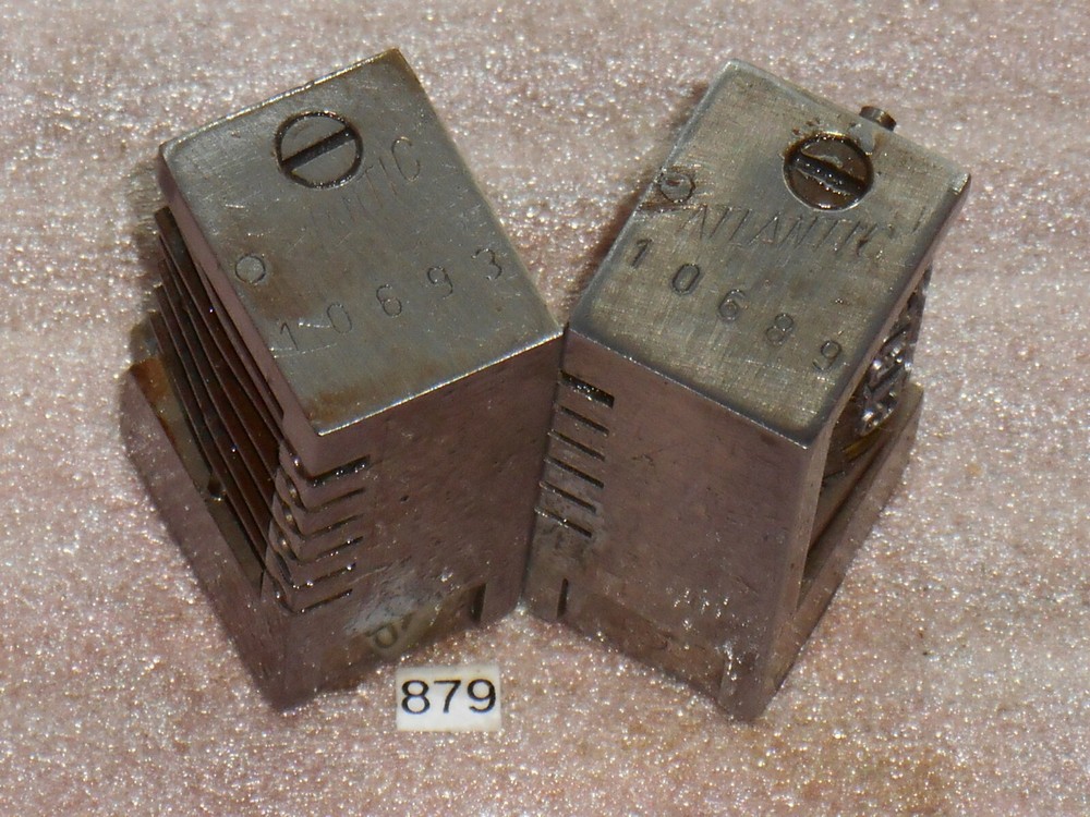 ATLANTIC | 2X letterpress numbering machine | 879