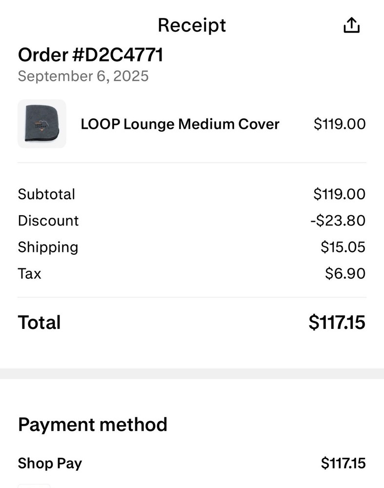 Two Assisi Loop Lounges - Small & Large plus Controller