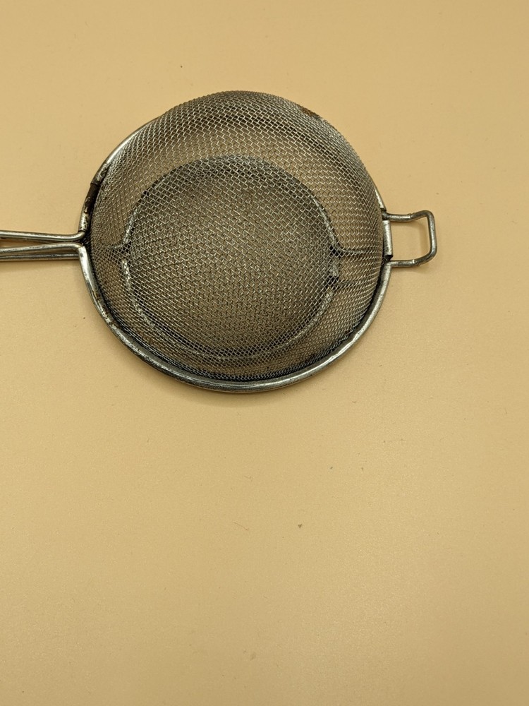 Vintage Fackelmann Sieve Screen Strainer Set Of 2 Diff Diameter Wire Mesh Basket