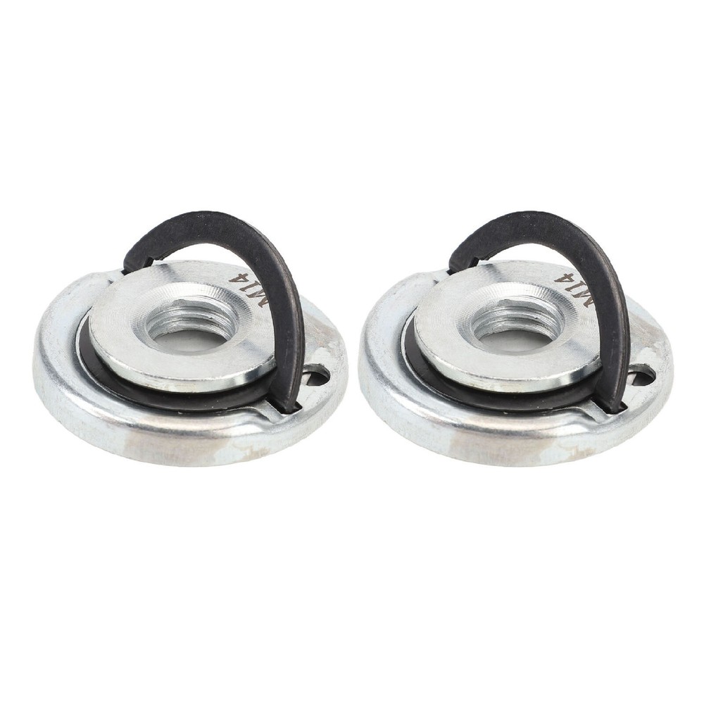 2Pcs M14 Angle Grinder Quick Release Nut Alloy Steel Self Locking Grinder Nut