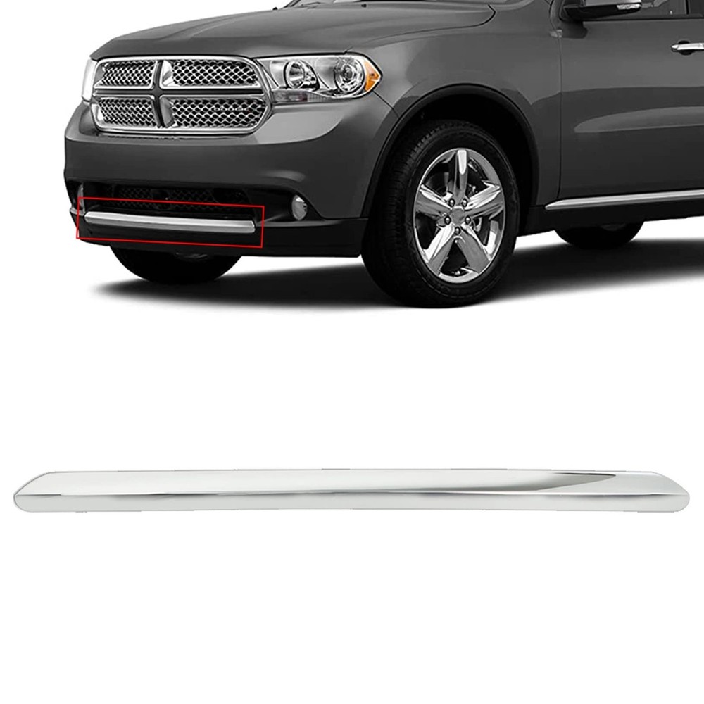 Front Lower Bumper Molding Trim Chrome Replacement for Durango 2011-2013 6808...