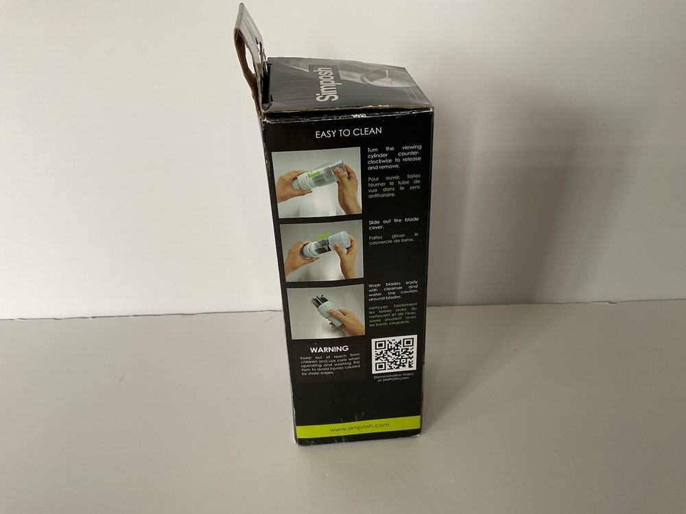 Simposh Black Mini Chopper New In Open Box