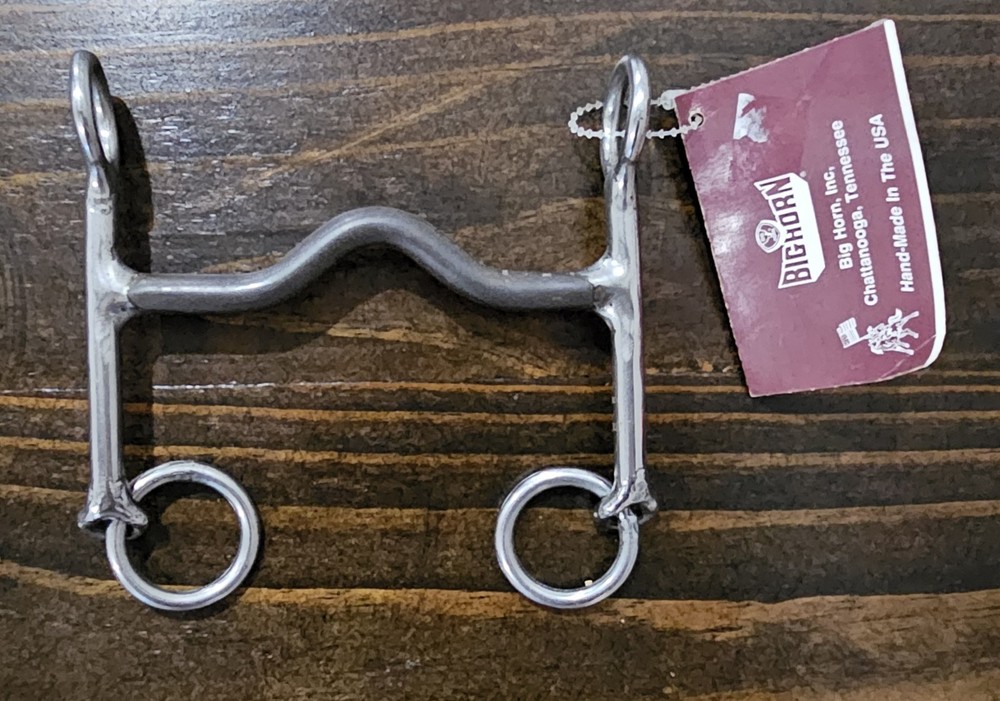 Big Horn Bit Master Solid Mouth Pony Bit