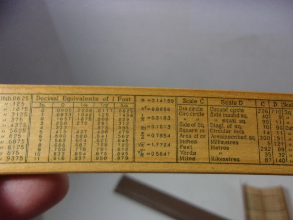 Vintage Lawrence Engineering Service Slide Rule