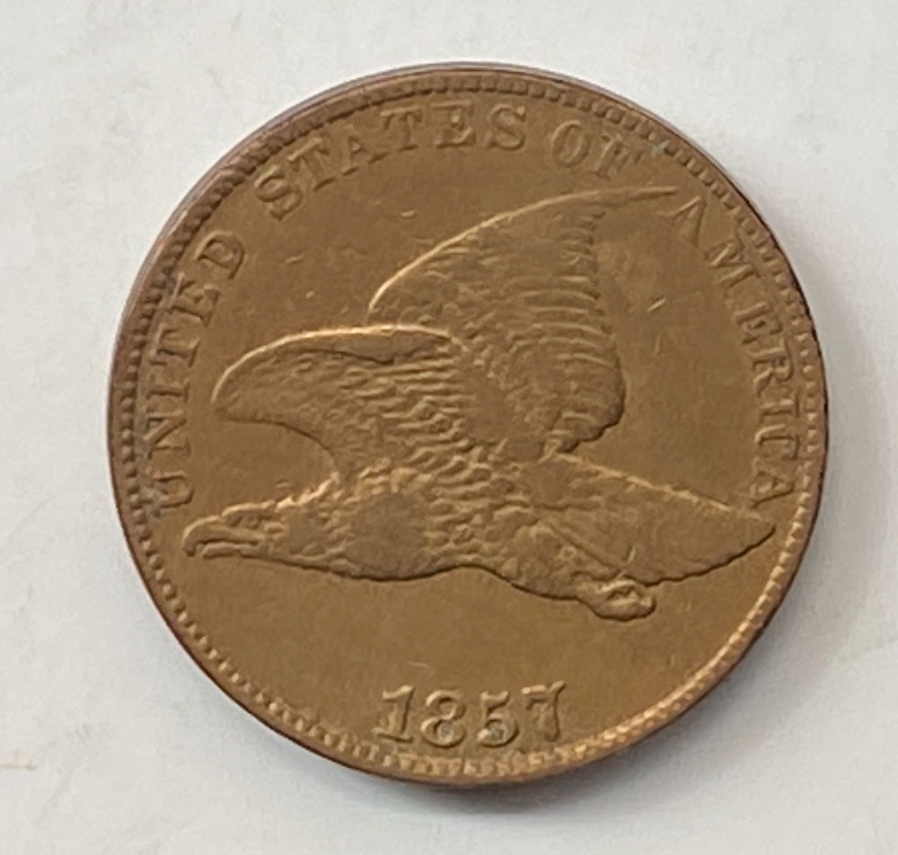 1857 Flying Eagle Cent - Free Shipping