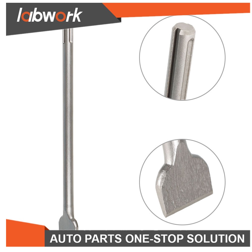 Labwork SDS Max Bits Set Long-Point Chisel, Scaling Chisel, Flat Chisel 3Pcs 16"