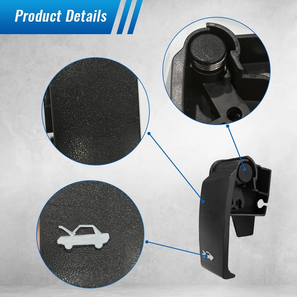 RGOAANC Hood Release Handle, Handle Replacement, Automotive ‎Black