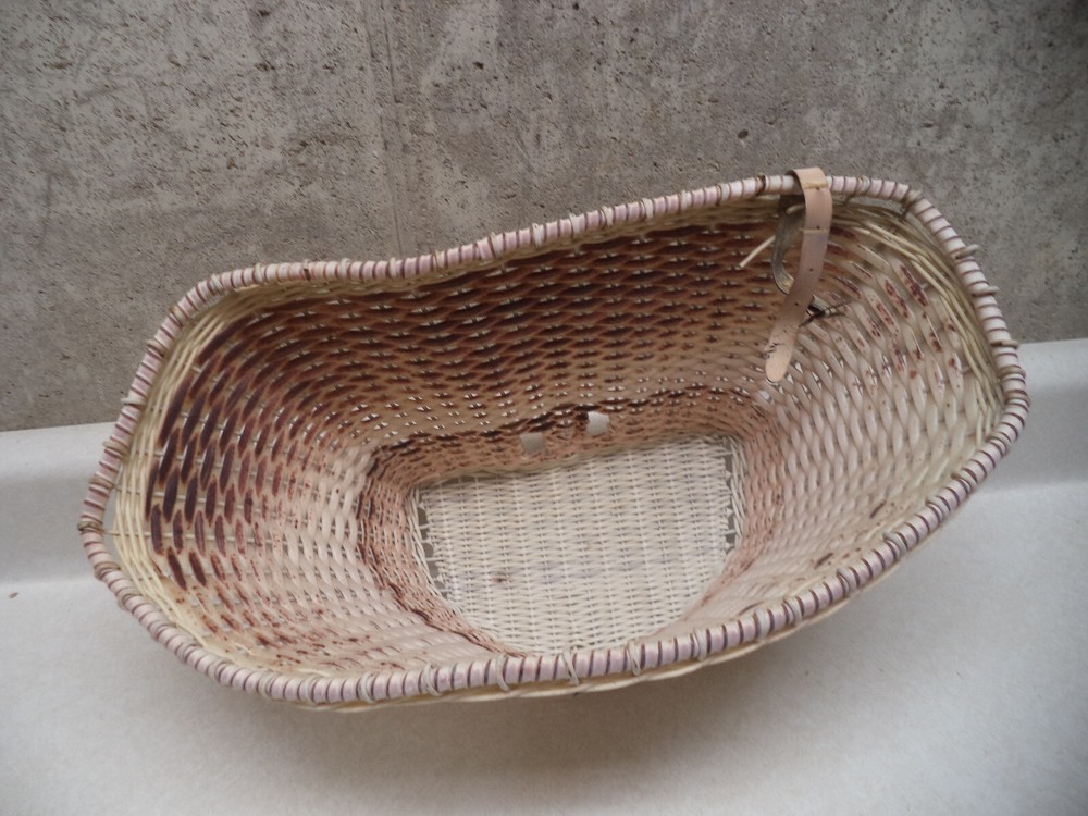 Sears Spyder 500 Front Handlebar Basket Woven Plastic Original
