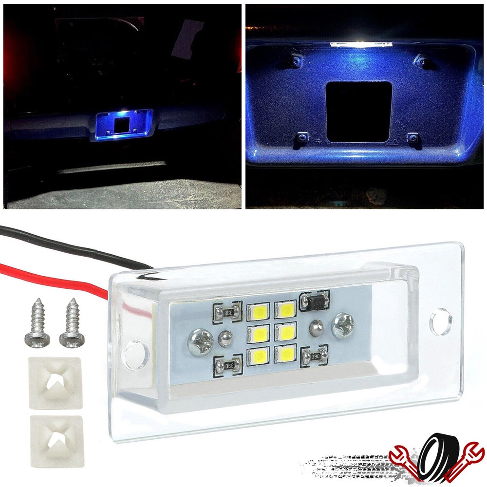 Universal LED Roll Pan License Plate Light For Silverado GMC Sierra Fleetside