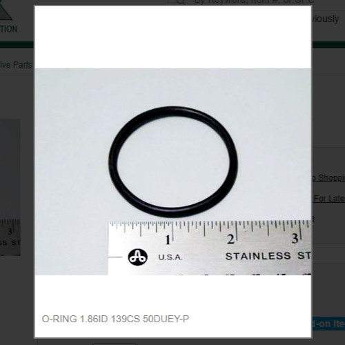 O-RING 126 EPDM # 020002018