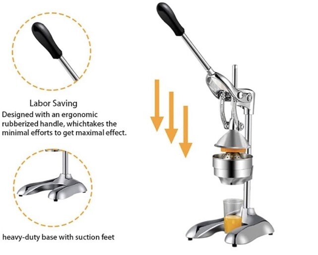 Citrus juicer, Bar up,