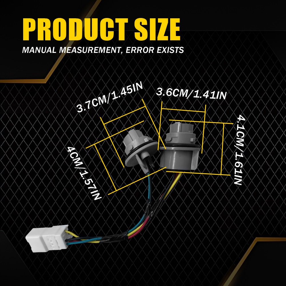For 2017-2018 Kia Forte Tail Light Wiring Harness Socket & Wire 92470-B0600 ABS
