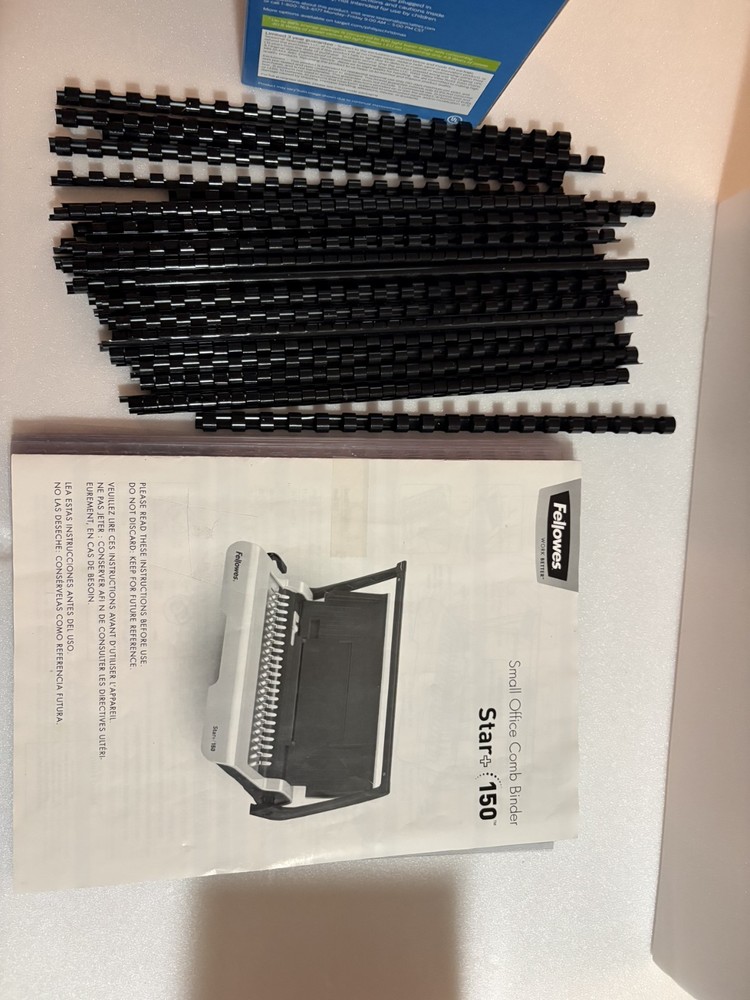 Fellowes Star+Plus Manual Comb Binding Machine