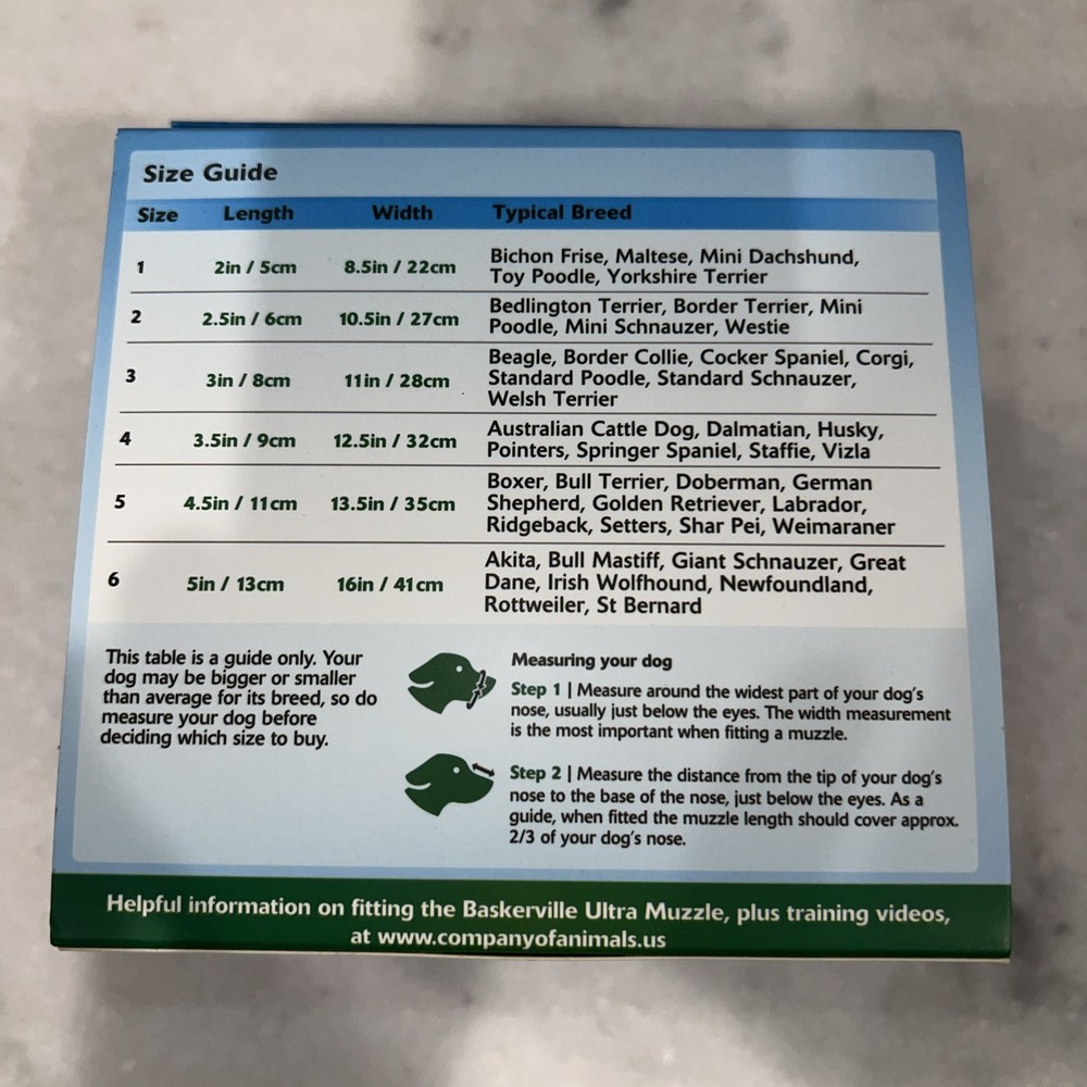 New Baskerville Ultra Muzzle Size 4 - Adjustable & Comfortable - Black