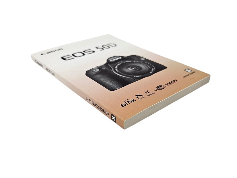 Canon EOS 50D Instruction Manual Only SPANISH