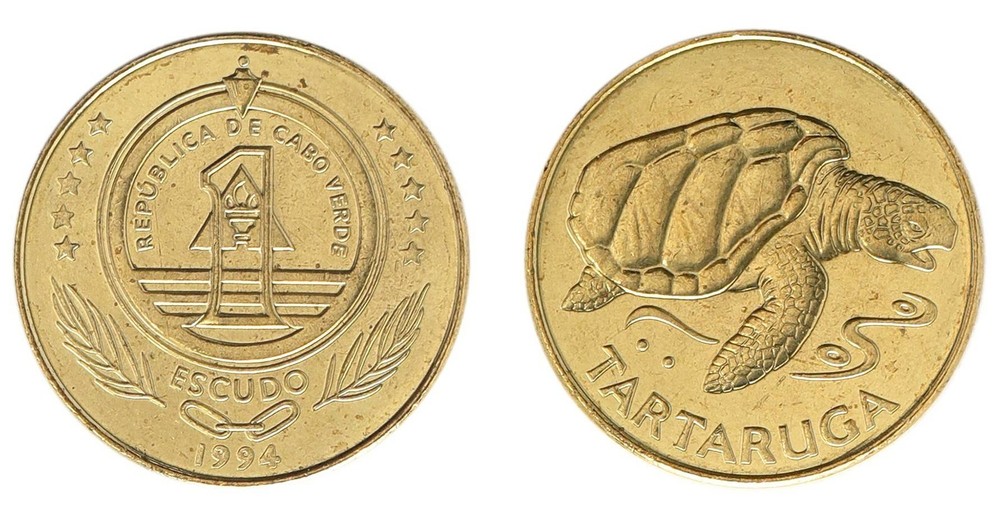 Cape Verde 1 Escudo, 1994, KM #27, Mint