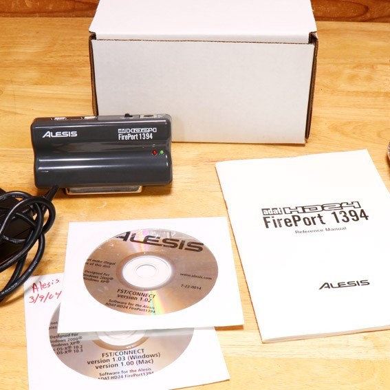 Alesis HD24 Adat Fireport 1394 Firewire Transfer Interface Mac/PC