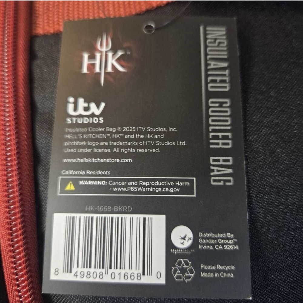Hell’s Kitchen Insulated Cooler Tote Bag