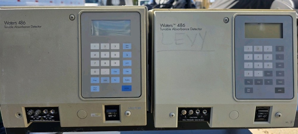 2 units Waters 486 Tunable Absorbance Detector
