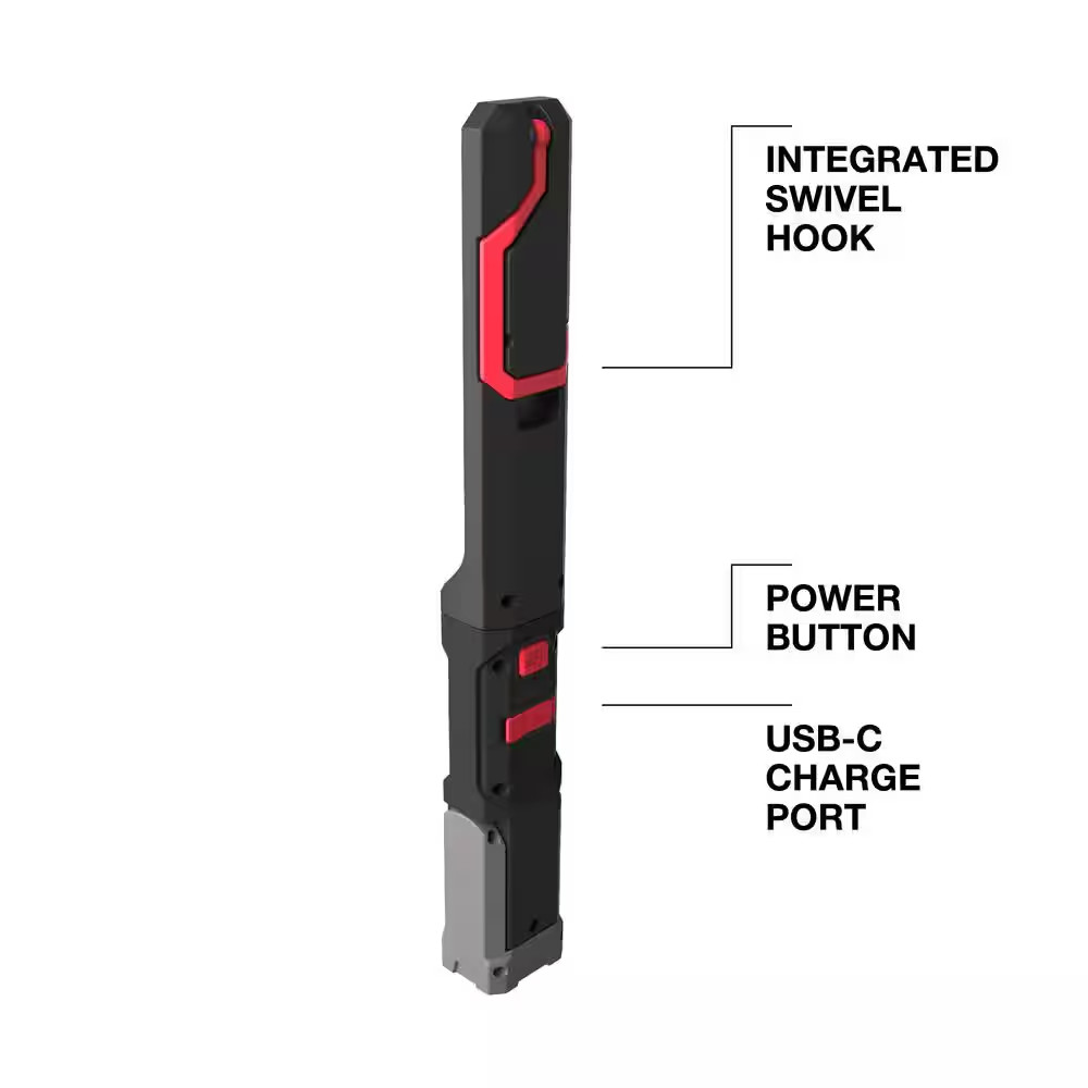 800 Lumens Rechargeable Swivel Work Light