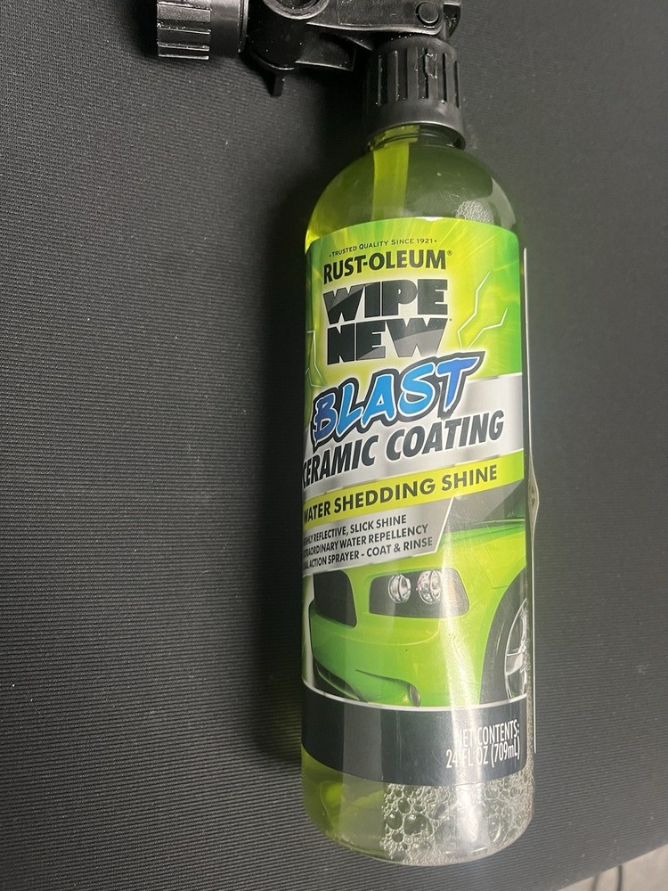 RUST-OLEUM Wipe New - Blast Ceramic Coating, 24 Oz Water Shedding Shine