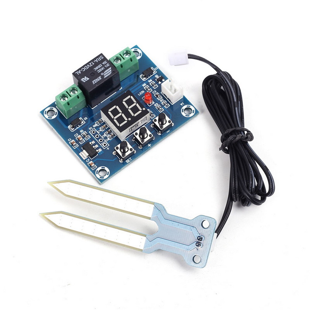 DC 12V Humidity Controller XH-M214 Soil Sensor Irrigation LED Display Module
